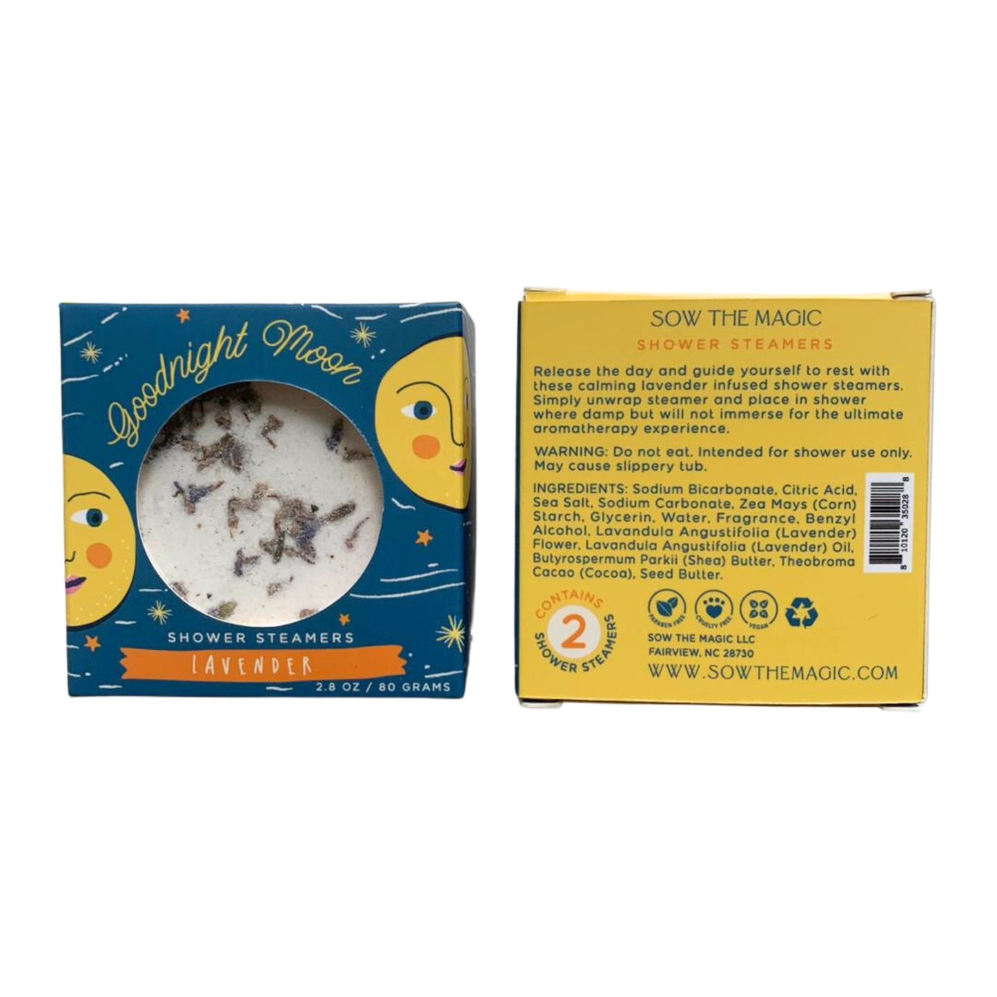 Sow the Magic Goodnight Moon Lavender Shower Steamers
