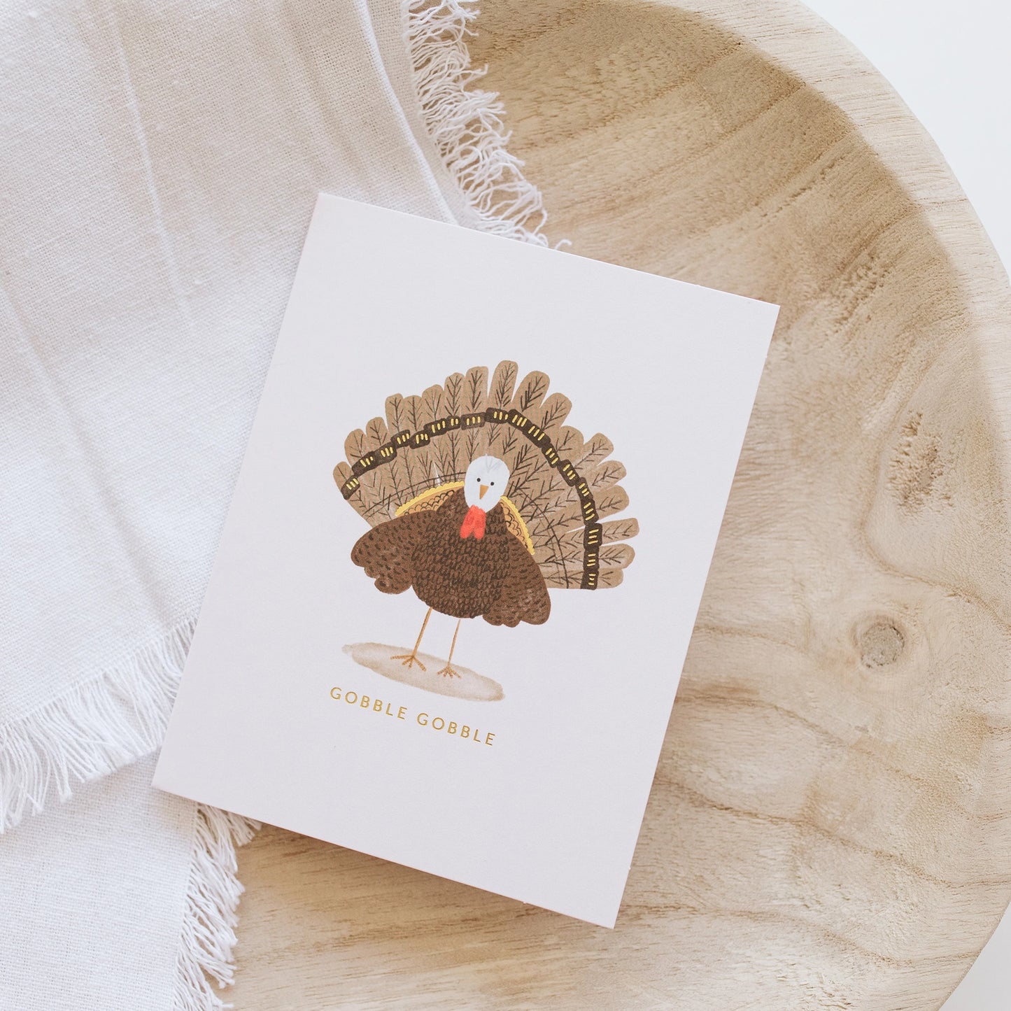 Ramona & Ruth Gobble Thanksgiving Card