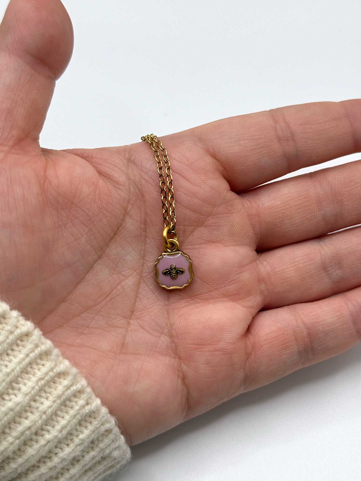 Bee Mary Bee Melt Necklace