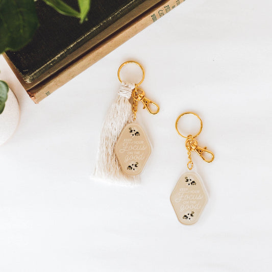 Jo Creative Co Focus on the Good Acrylic Keychain