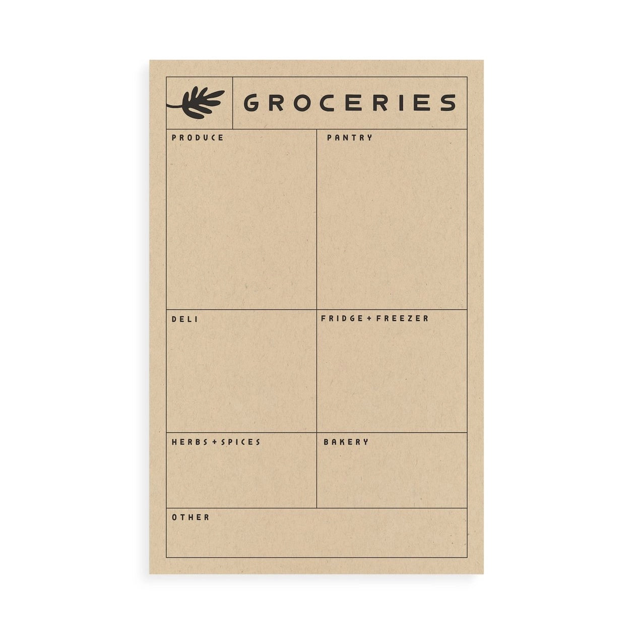 Worthwhile Paper Groceries Notepad