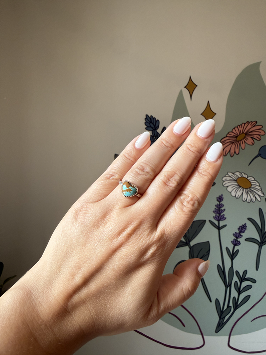 Opal Dreams Jewelry Turquoise Heart Ring