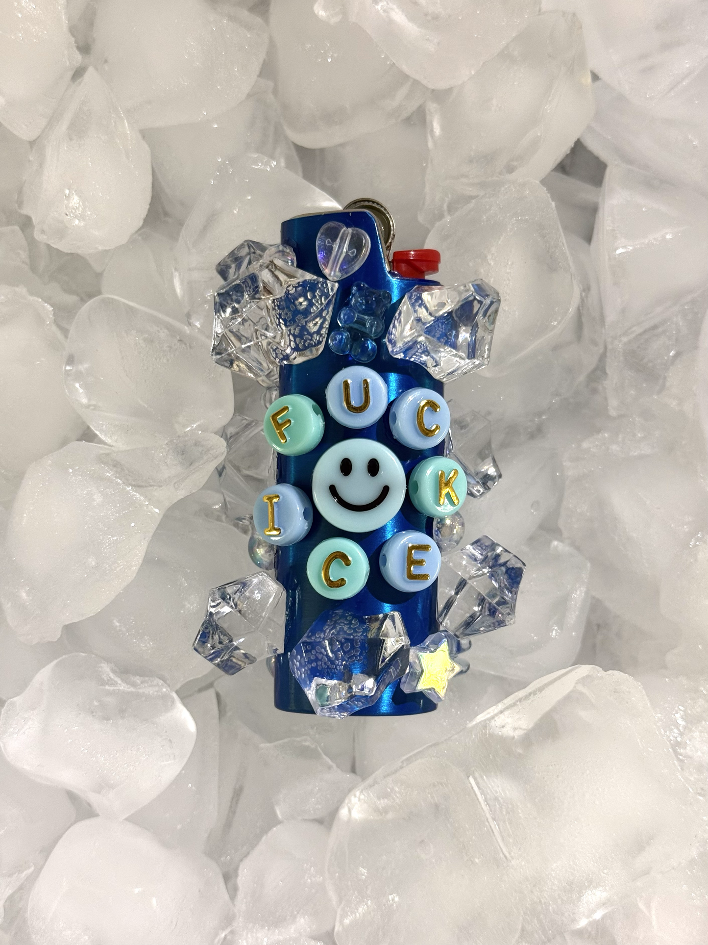 Julie Coolie F*** Ice Smiley Standard Lighter Case