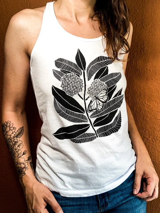 Pie Chart Press Monarch Tank Top