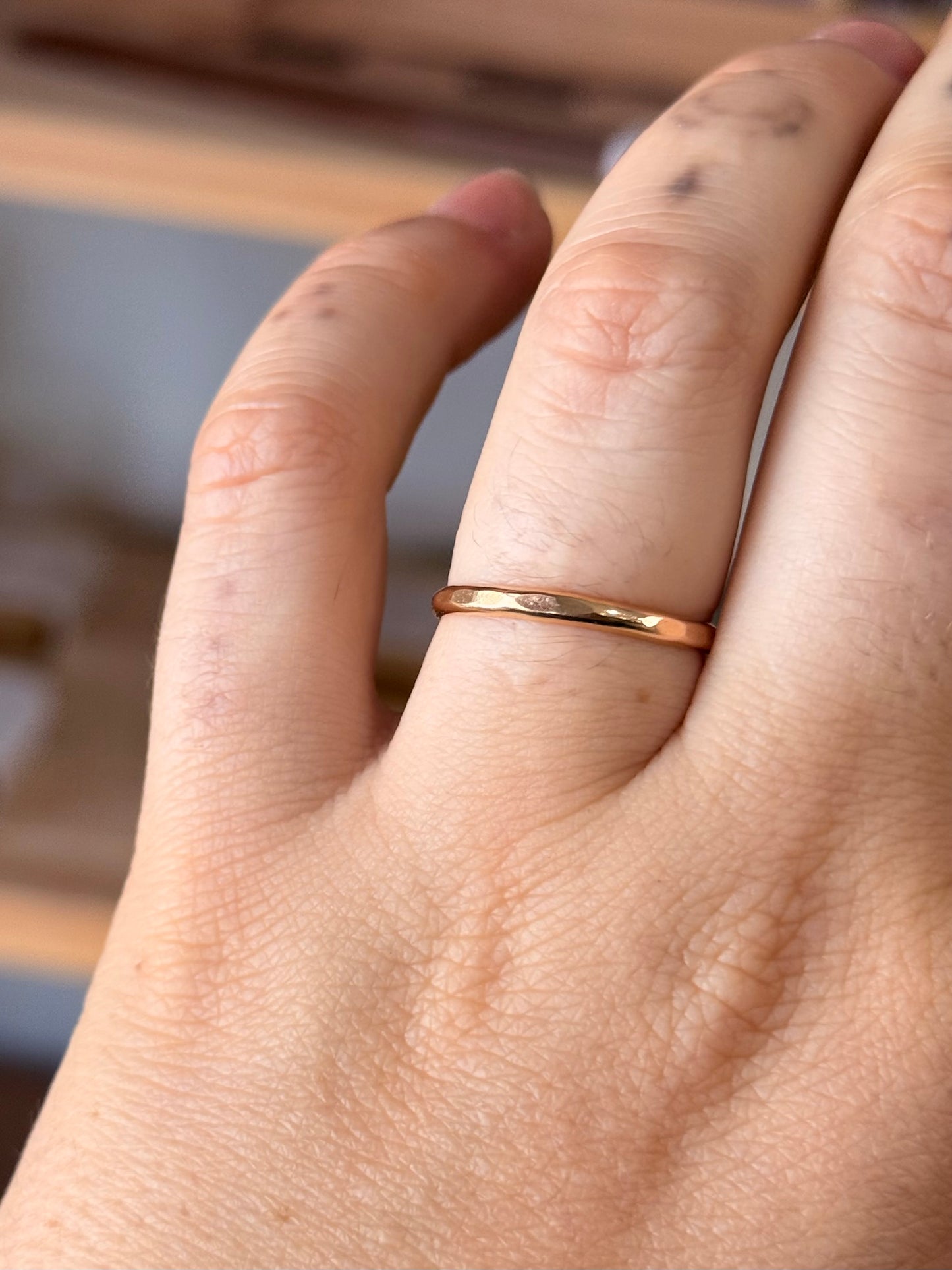 Opal Dreams Jewelry 14k Gold Fill Band Ring