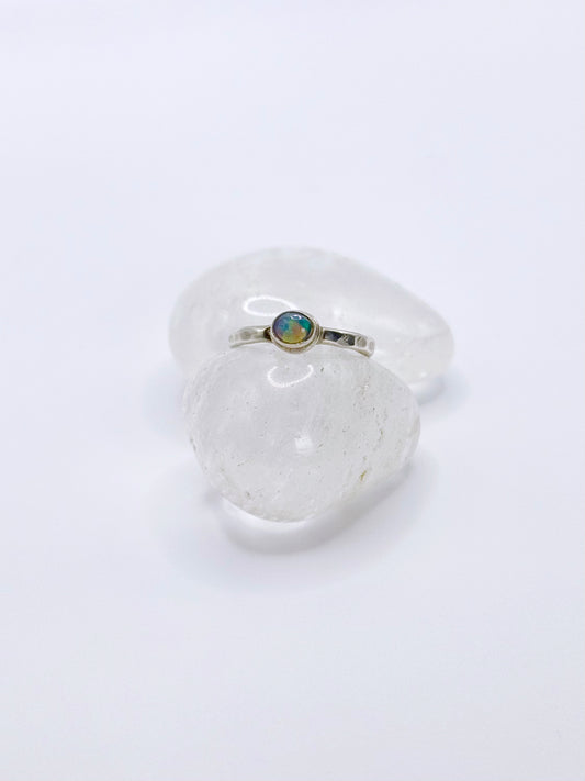 Opal Dreams Jewelry Black Opal Stacking Ring