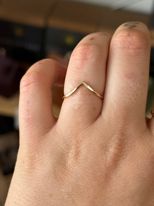 Opal Dreams Jewelry 14k Gold Fill V Ring