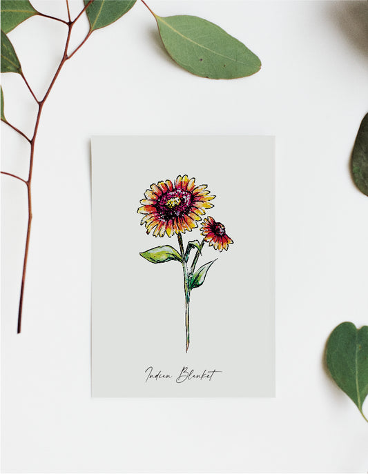 Where'd The Wild Things Go Indian Blanket Print