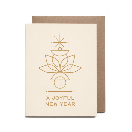 Worthwhile Paper Joyful New Year Card
