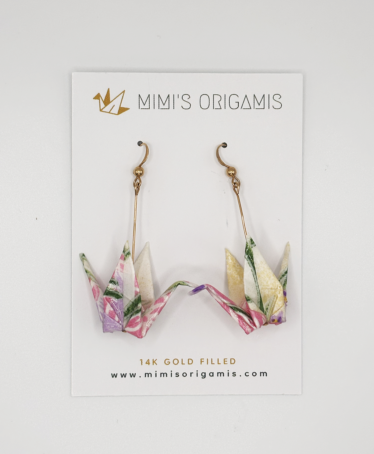 Mimi's Origamis Large Crane Earrings