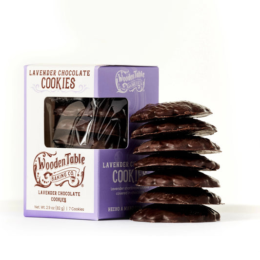 Wooden Table Baking Co Lavender Chocolate Tea Cookies