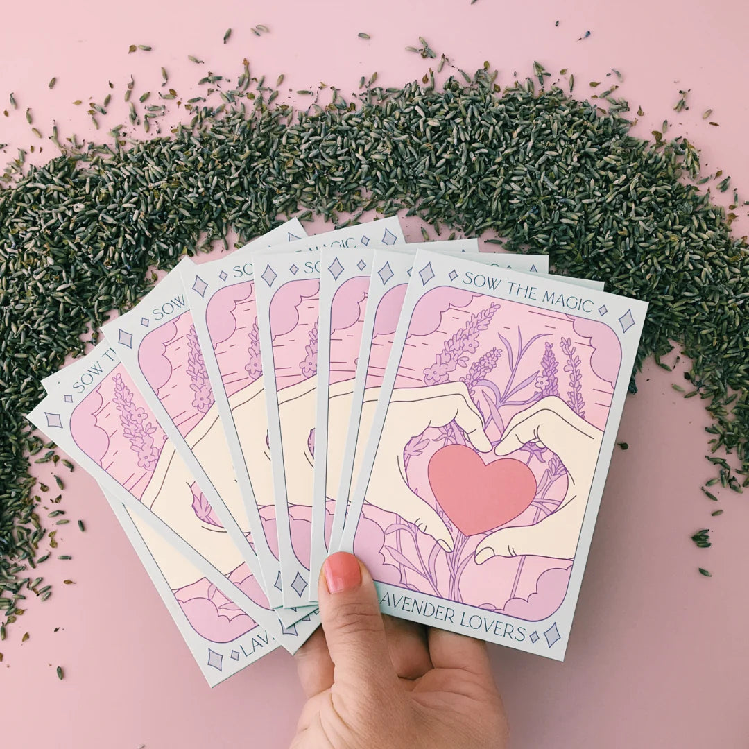 Sow the Magic Lavender Lovers Tarot Seed Packet