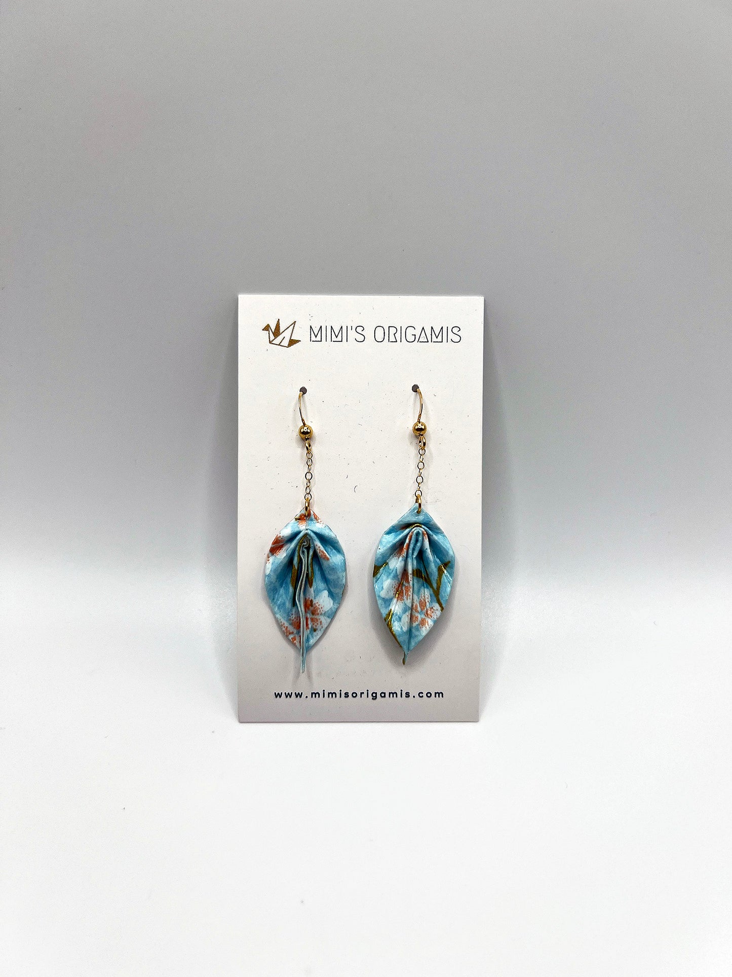 Mimi's Origamis Leaf Earrings