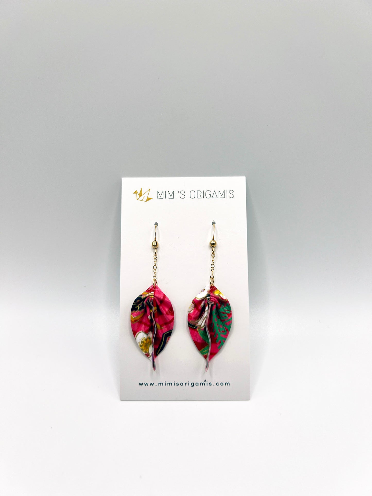 Mimi's Origamis Leaf Earrings
