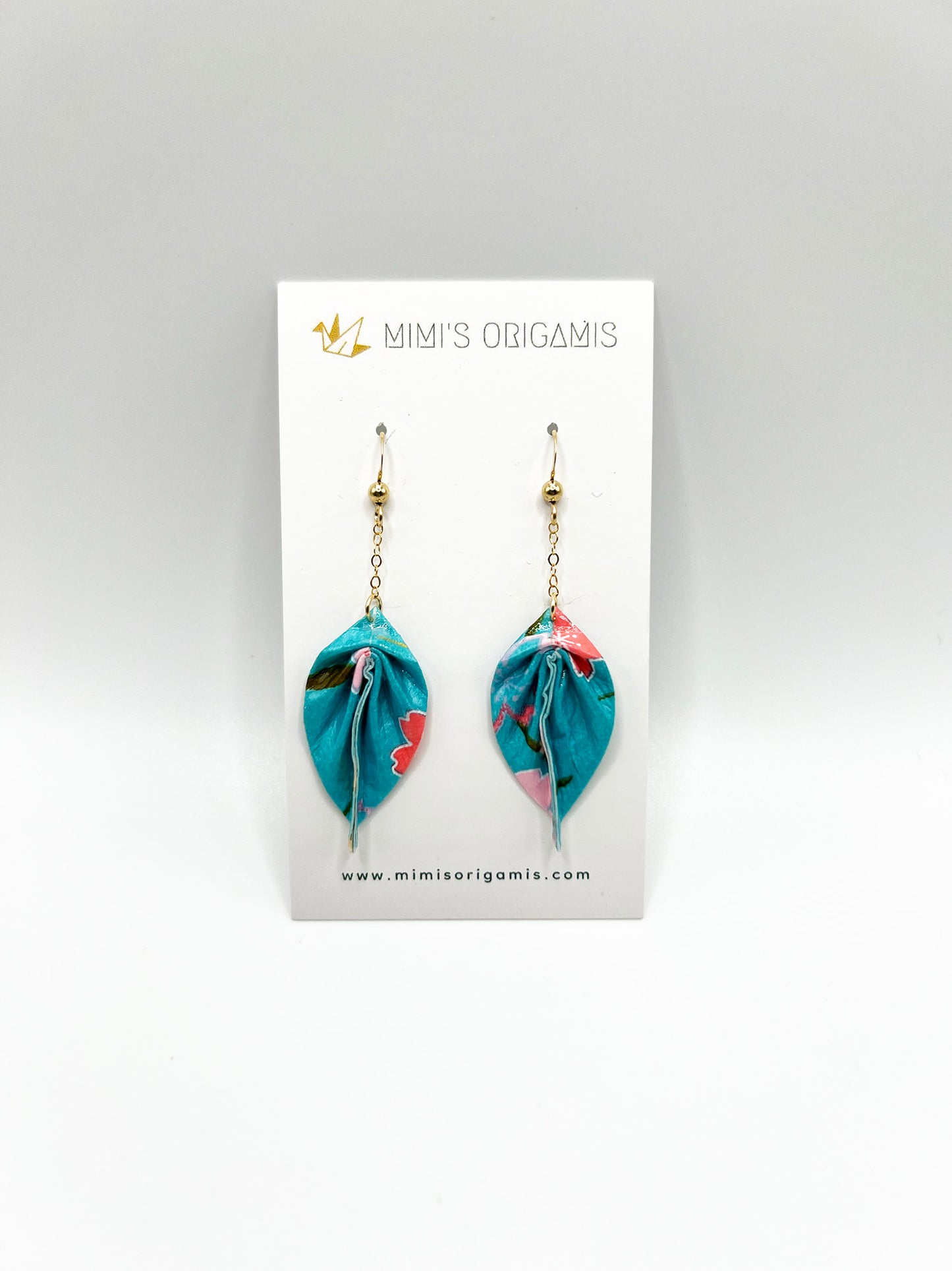 Mimi's Origamis Leaf Earrings