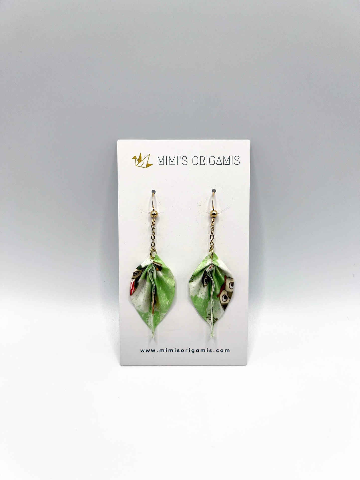 Mimi's Origamis Leaf Earrings