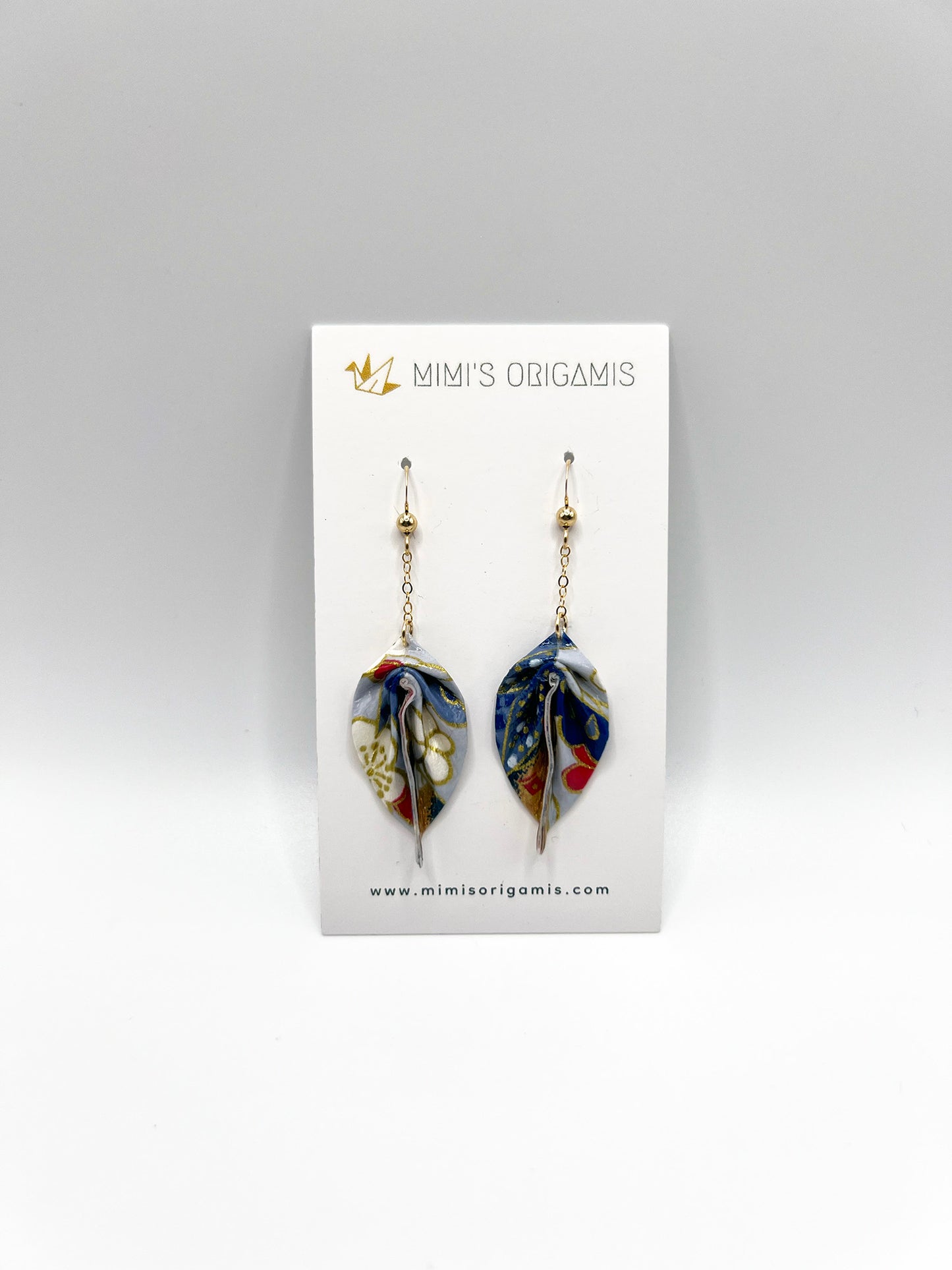 Mimi's Origamis Leaf Earrings