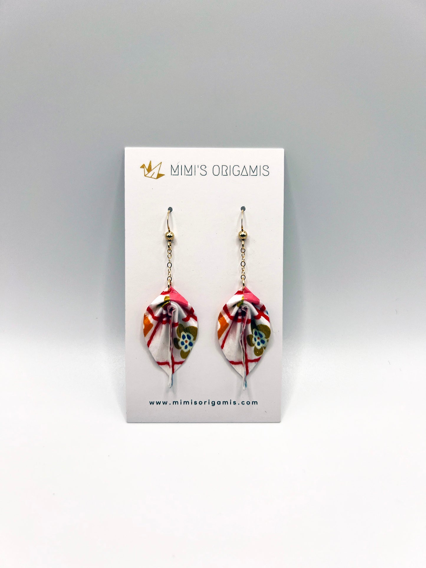 Mimi's Origamis Leaf Earrings