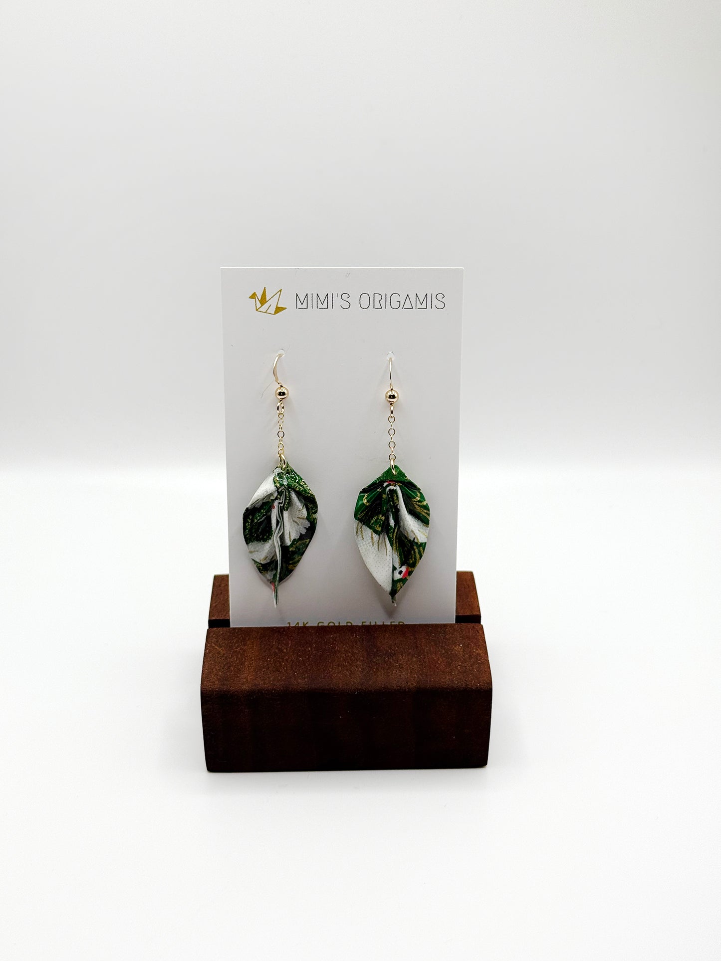 Mimi's Origamis Leaf Earrings