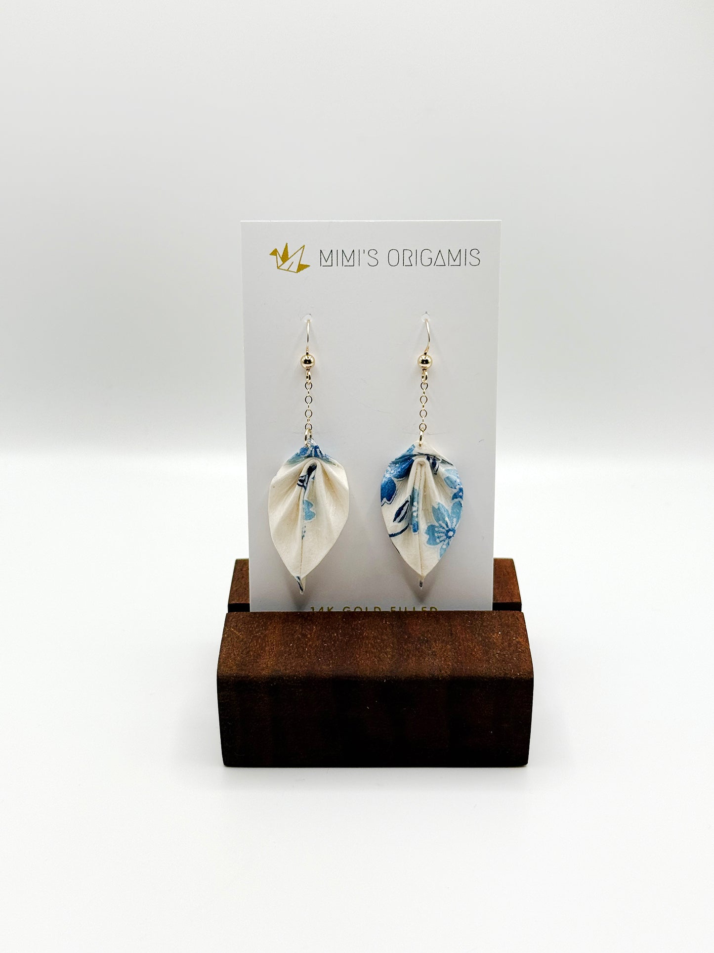 Mimi's Origamis Leaf Earrings