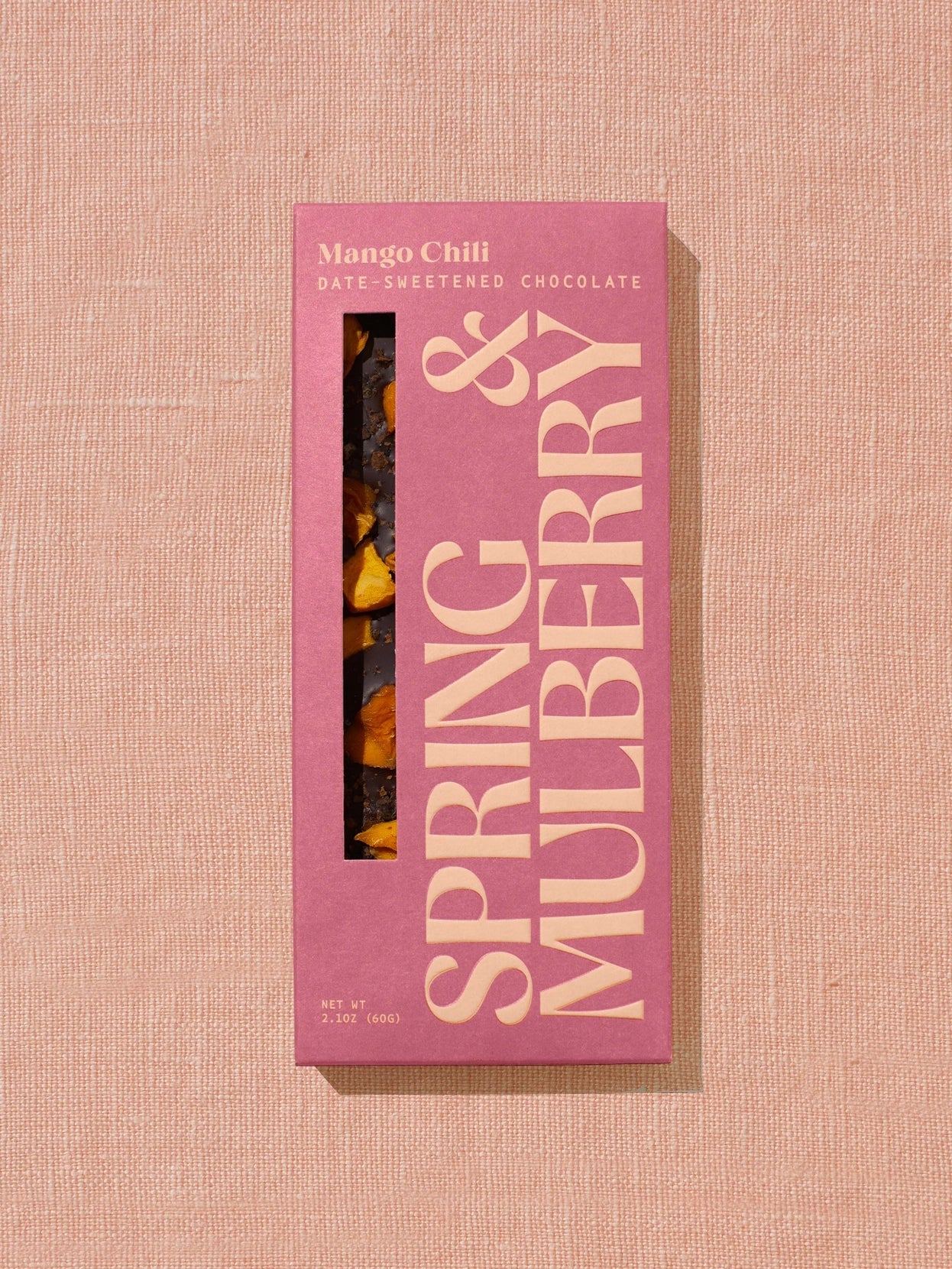 Spring & Mulberry Mango Chili Date-Sweetened Dark Chocolate