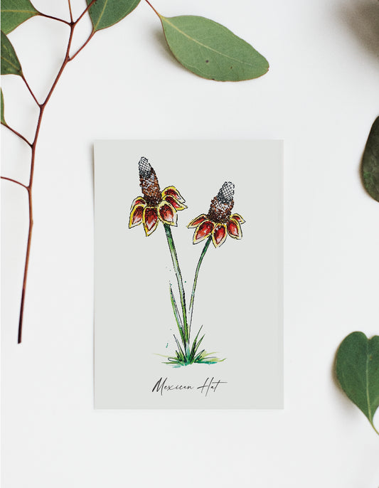 Where'd The Wild Things Go Mexican Hat Print