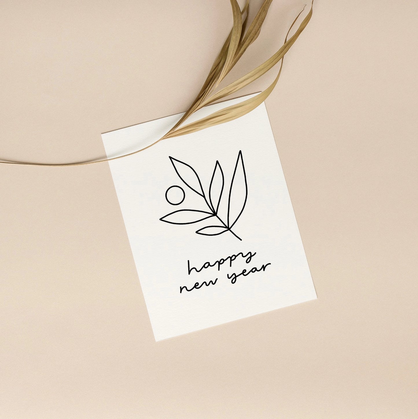 Worthwhile Paper Happy New Year Branch Card