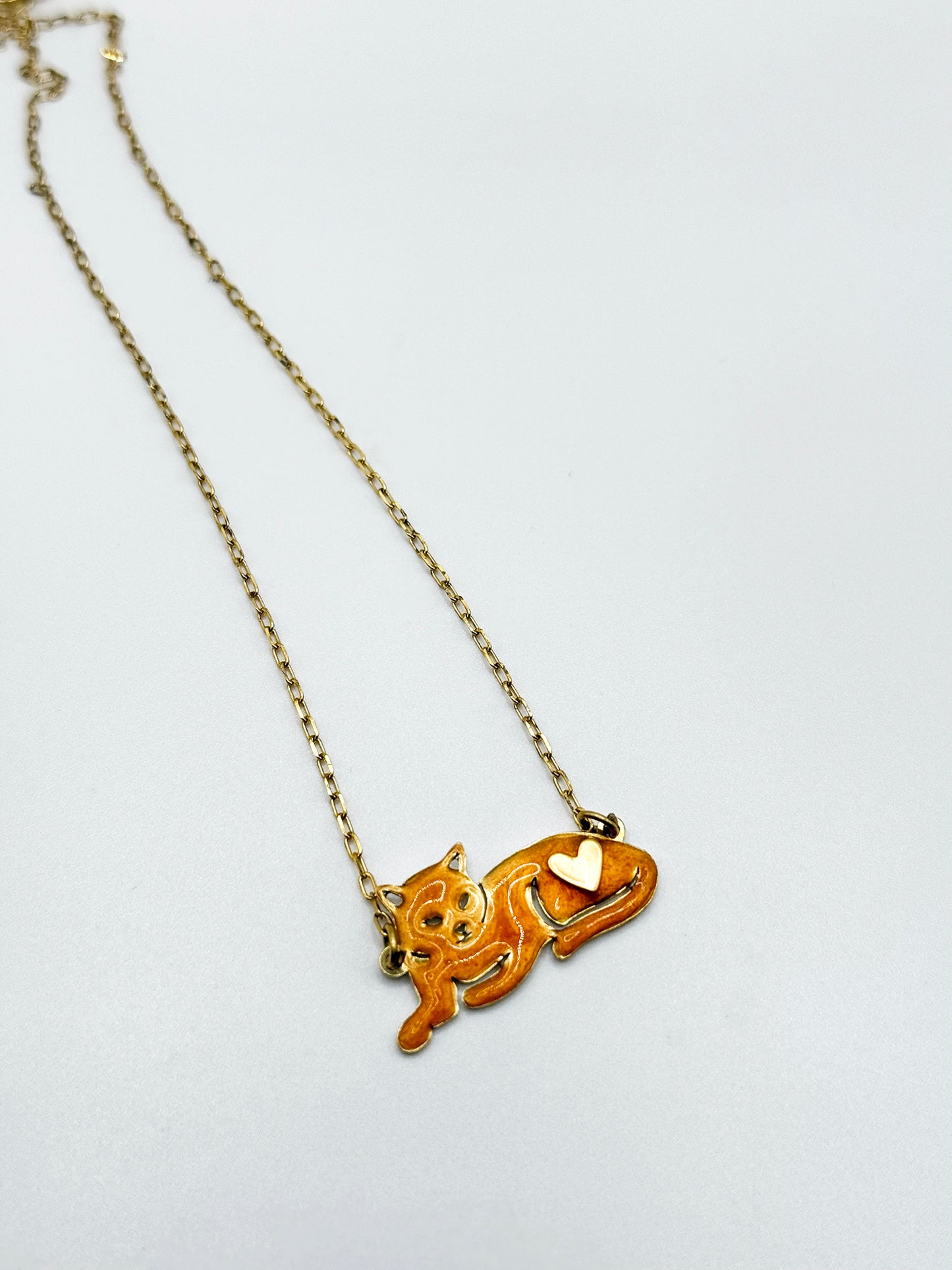 Bee Mary Cat Melt Necklace