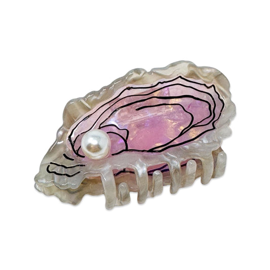Jenny Lemons Midi Oyster Hair Claw Clip