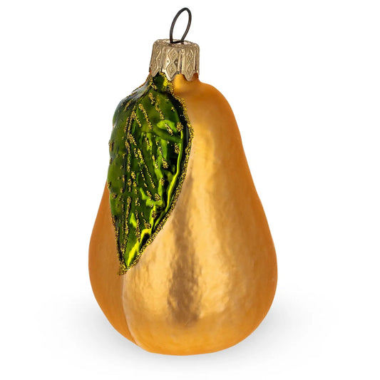 Pear Glass Ornament