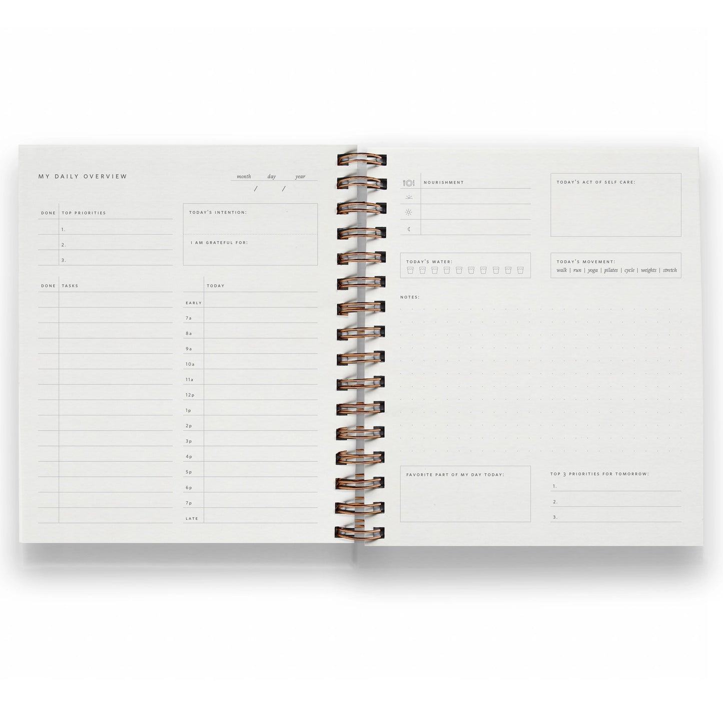 Ramona & Ruth Daily Overview Planner