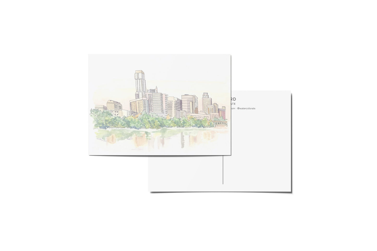 WatercolorATX Postcard : Daytime