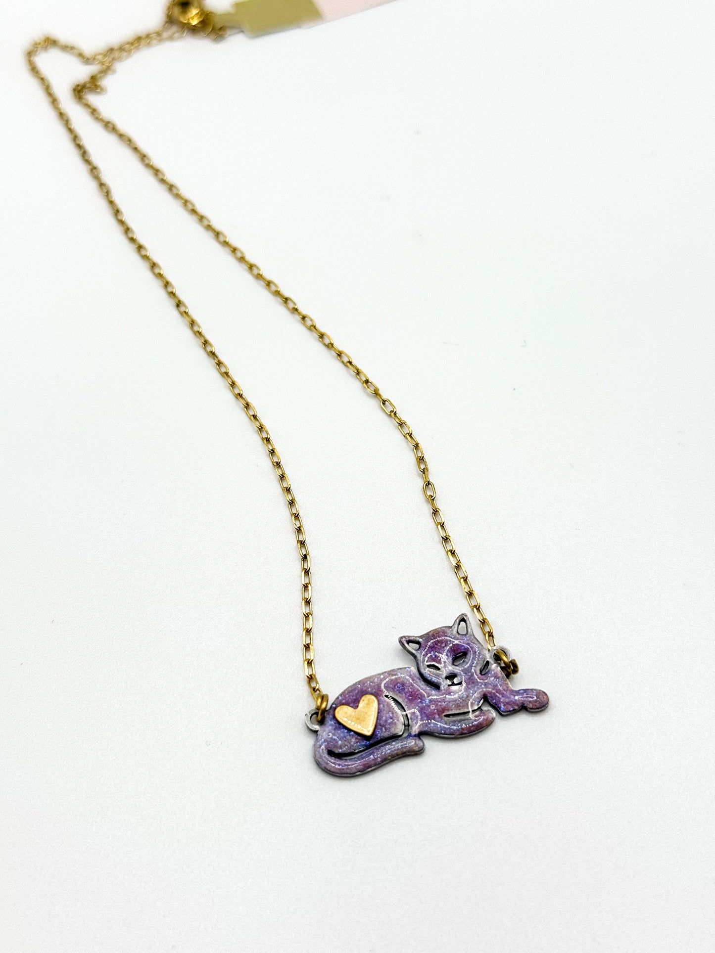 Bee Mary Cat Melt Necklace