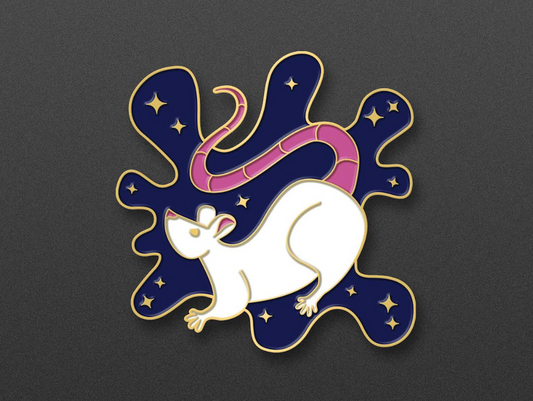 Where'd The Wild Things Go Year of the Rat Pin