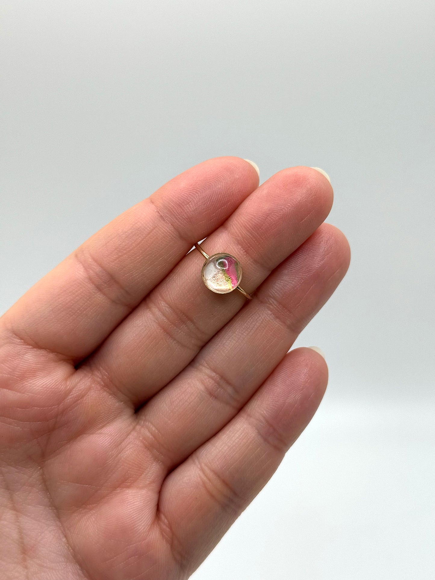 Mimi's Origamis Washi Dome Rings