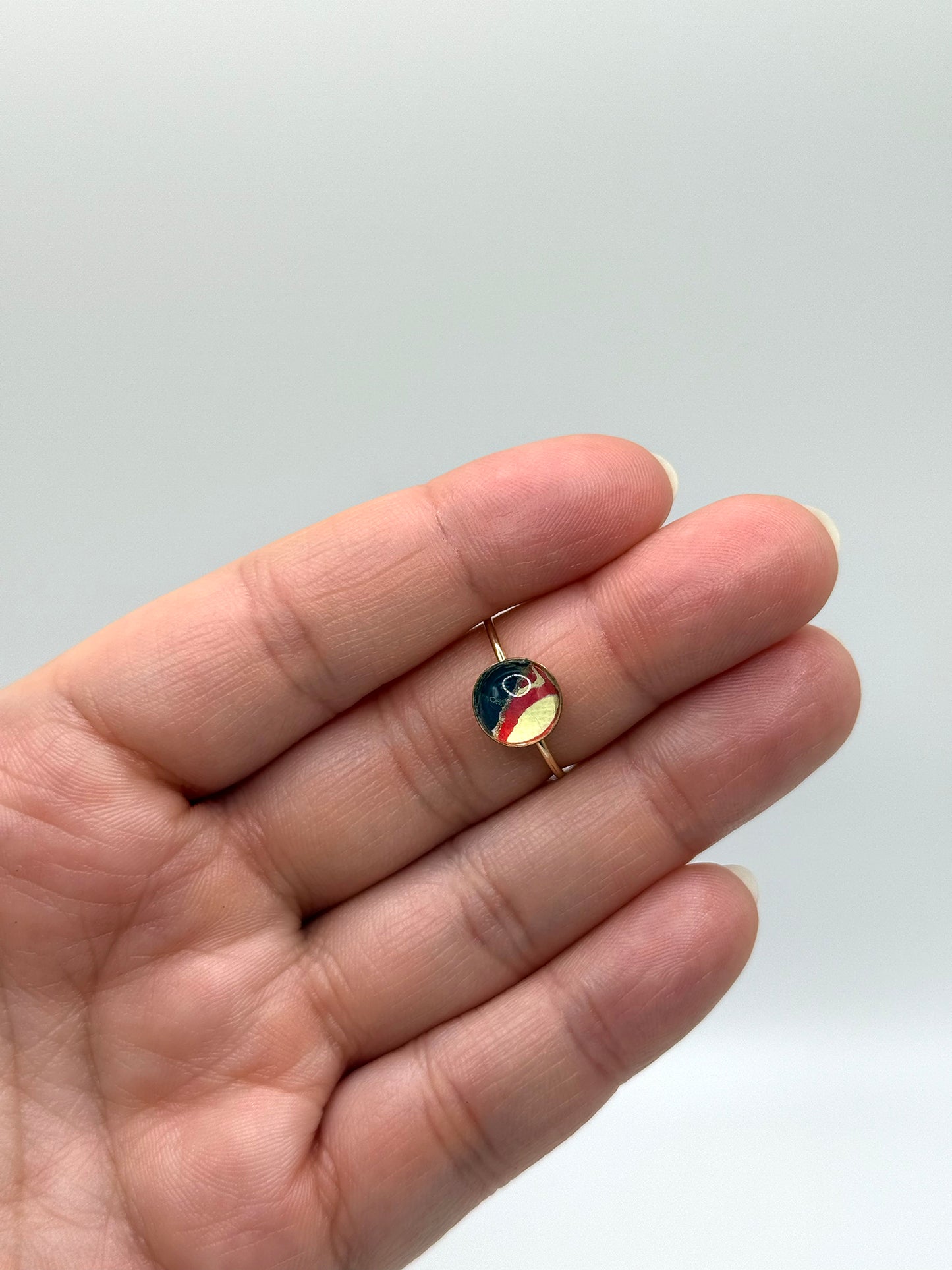 Mimi's Origamis Washi Dome Rings