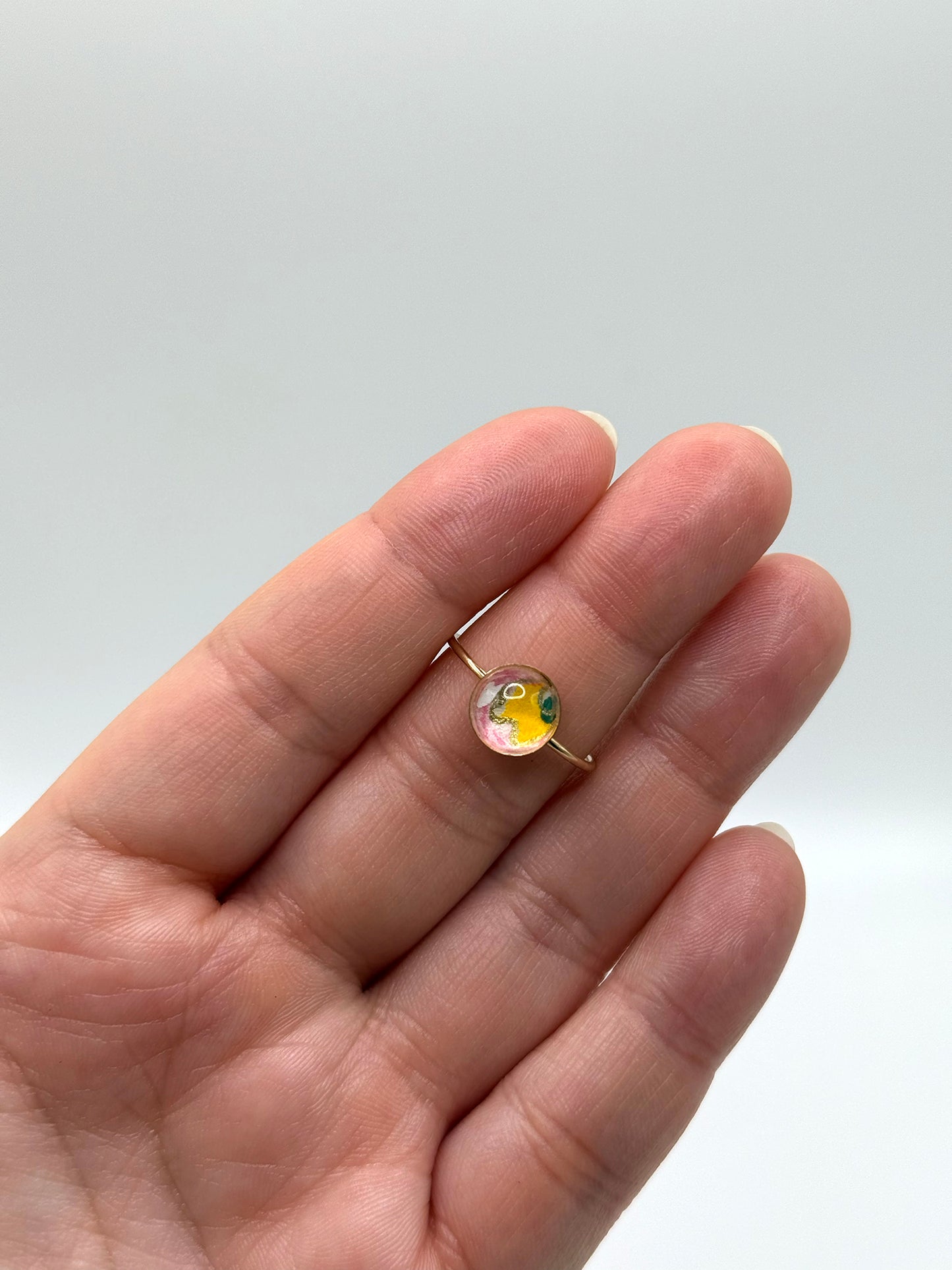 Mimi's Origamis Washi Dome Rings