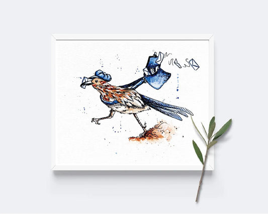 Where'd The Wild Things Go Road Runner on the Run Print