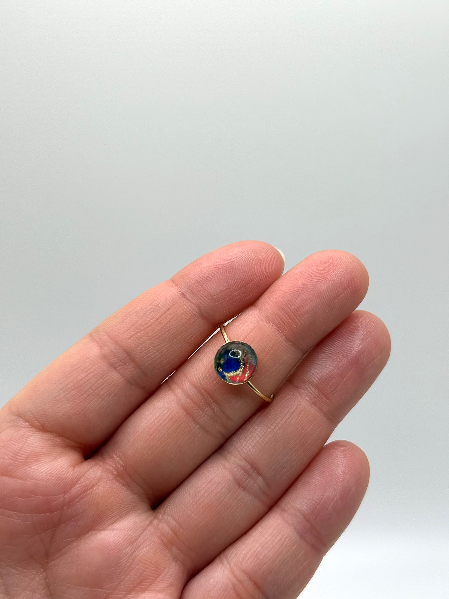 Mimi's Origamis Washi Dome Rings