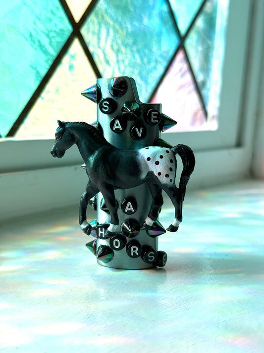 Julie Coolie Save A Horse Standard Lighter Case