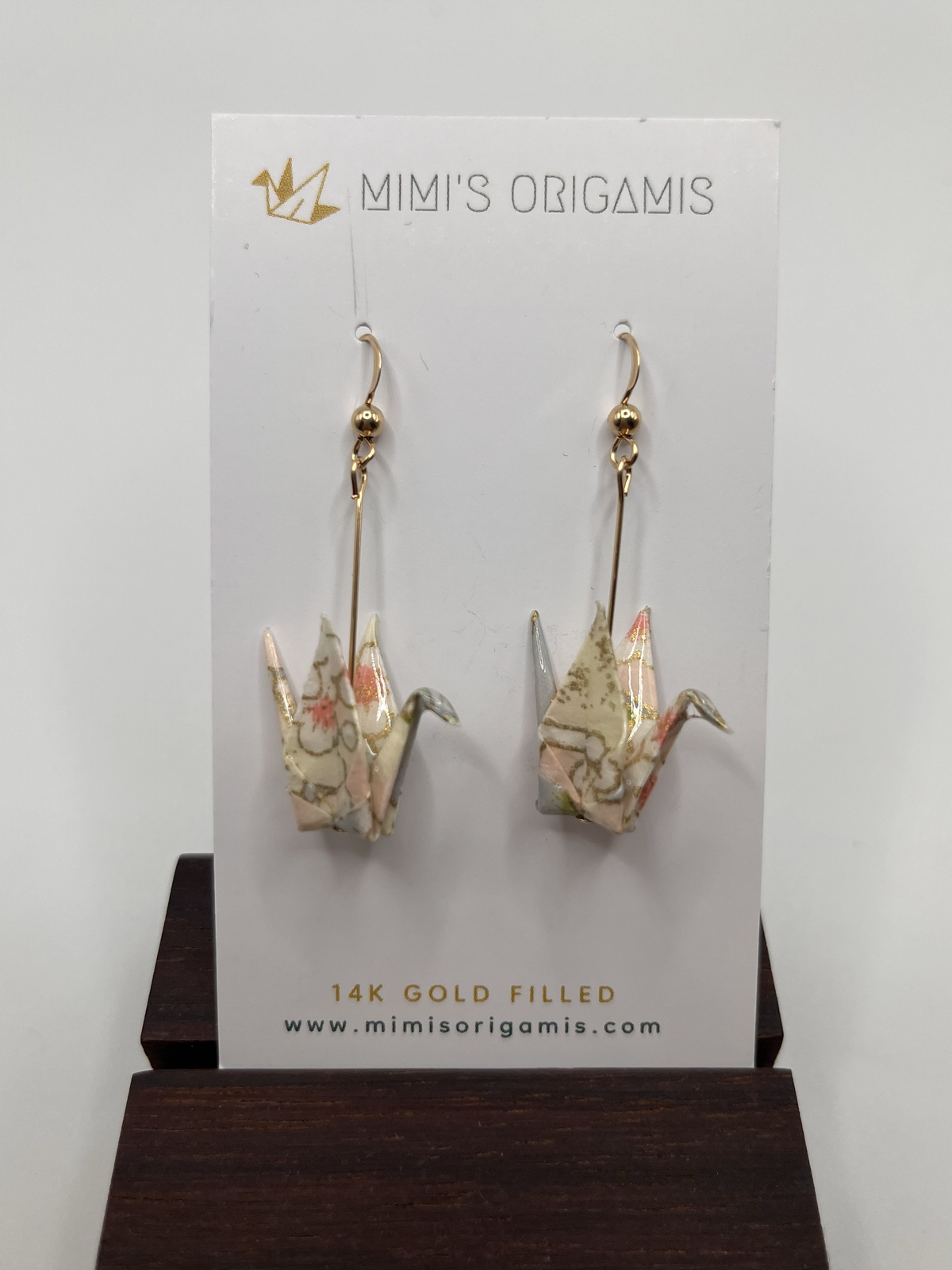 Mimi's Origamis Small Crane Earrings