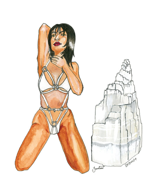 Opal Dreams Selenite Gilcée Print