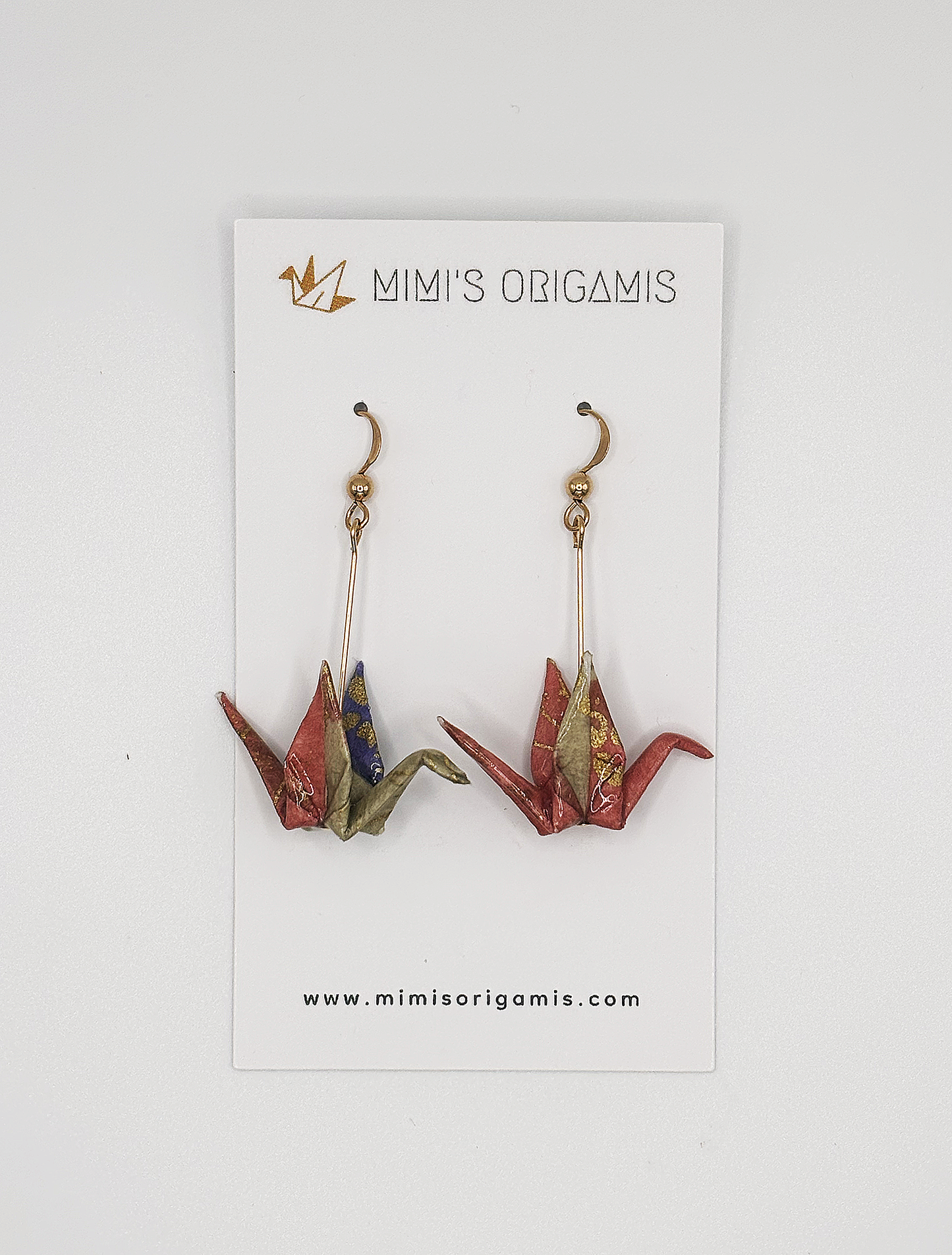 Mimi's Origamis Small Crane Earrings