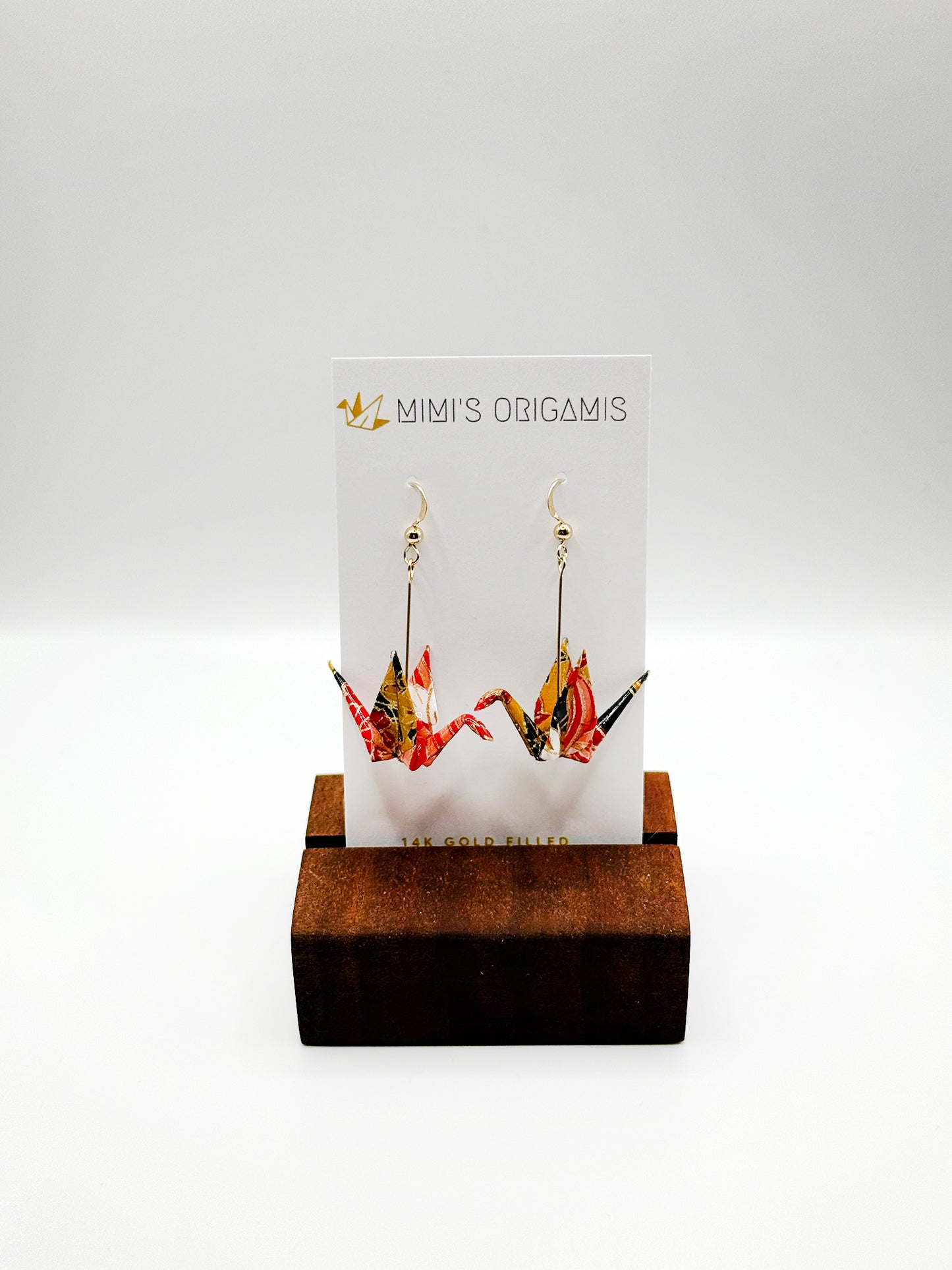 Mimi's Origamis Small Crane Earrings