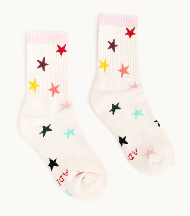 Adelfi Rainbow Stars Socks