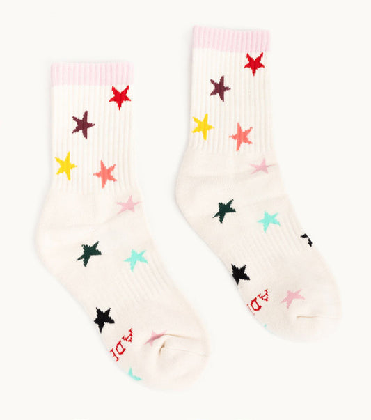 Adelfi Rainbow Stars Socks