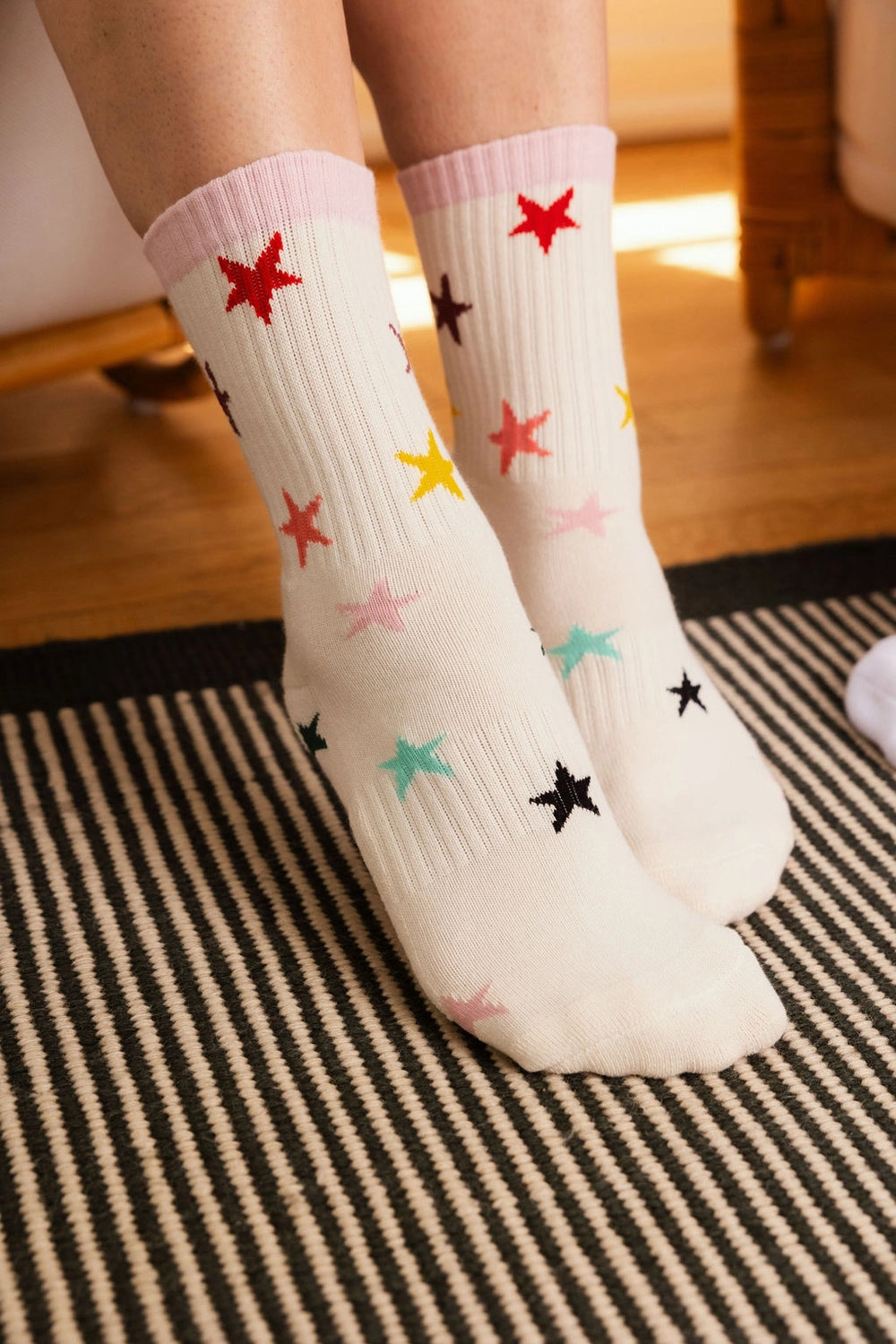 Adelfi Rainbow Stars Socks