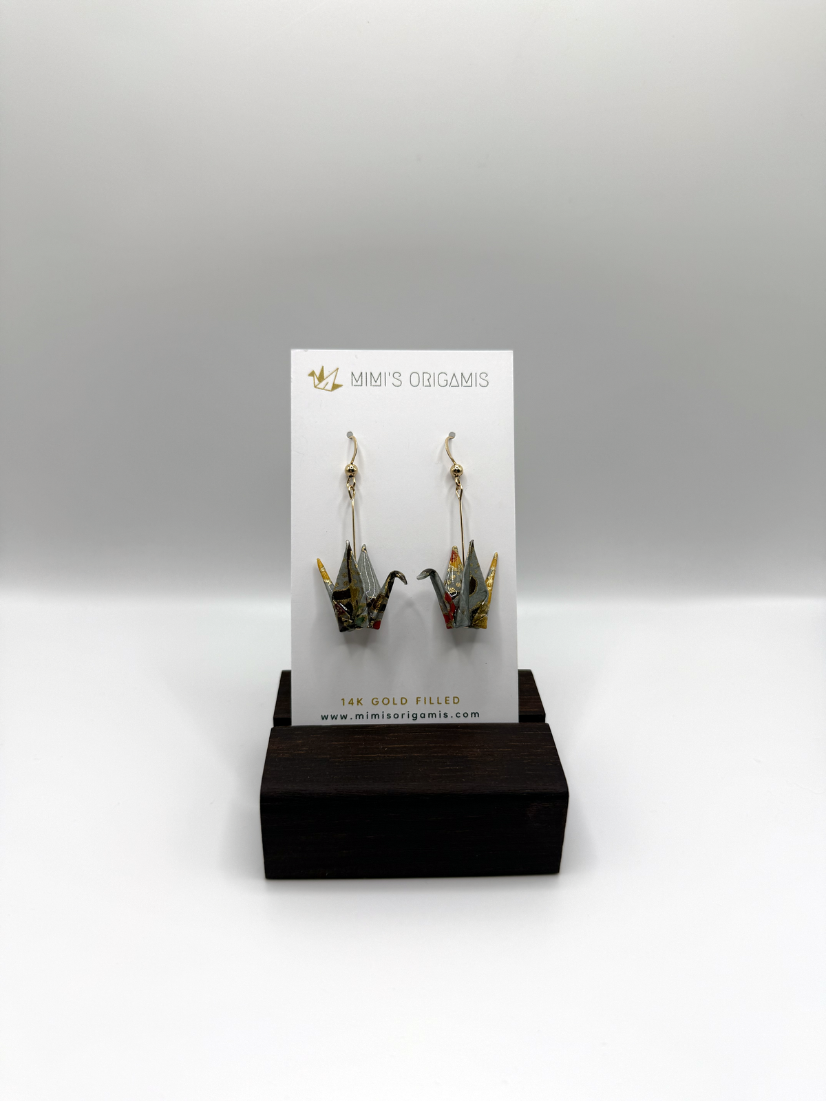 Mimi's Origamis Small Crane Earrings