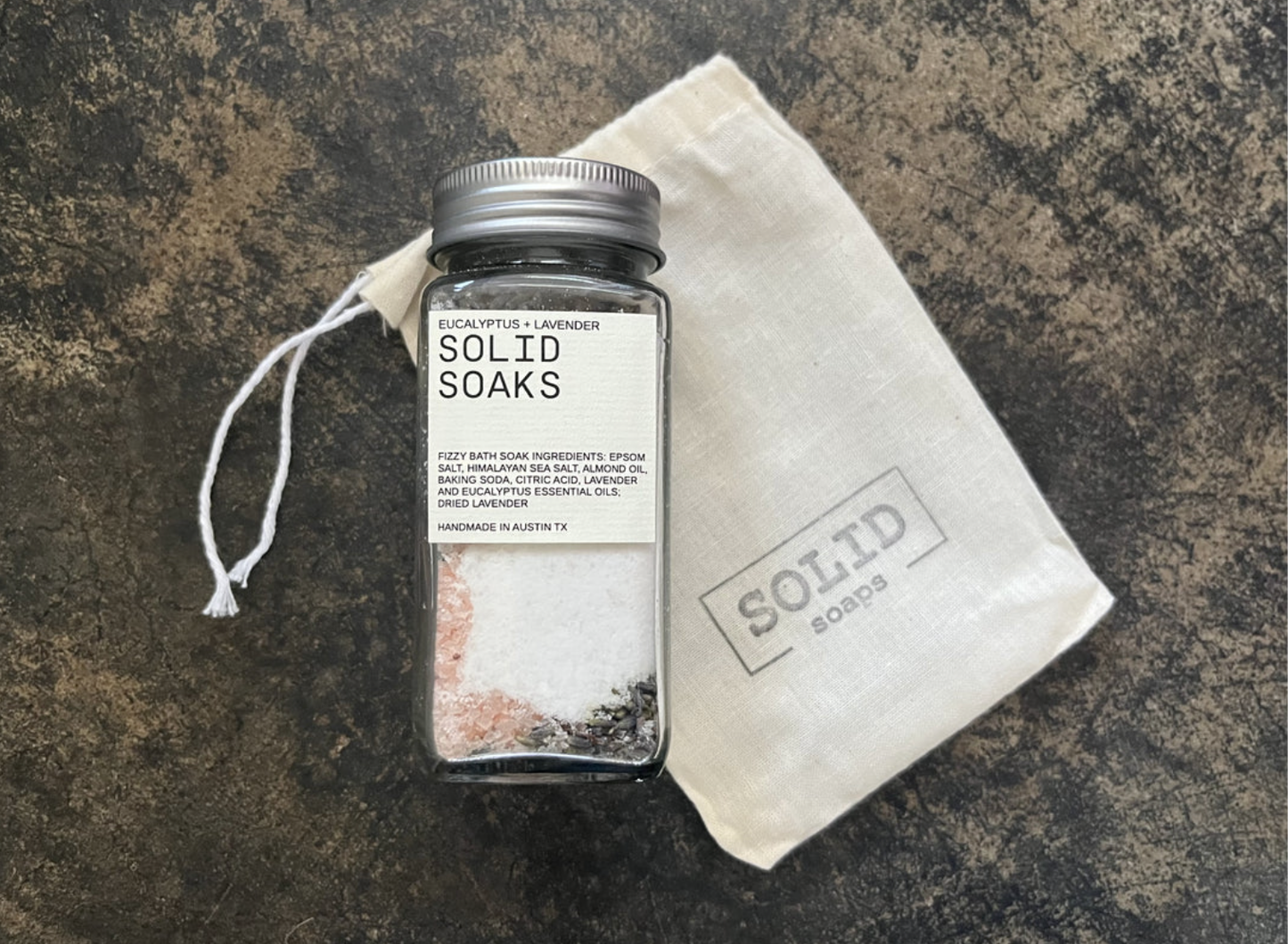 Solid Soaps Eucalyptus + Lavender Bath Soak