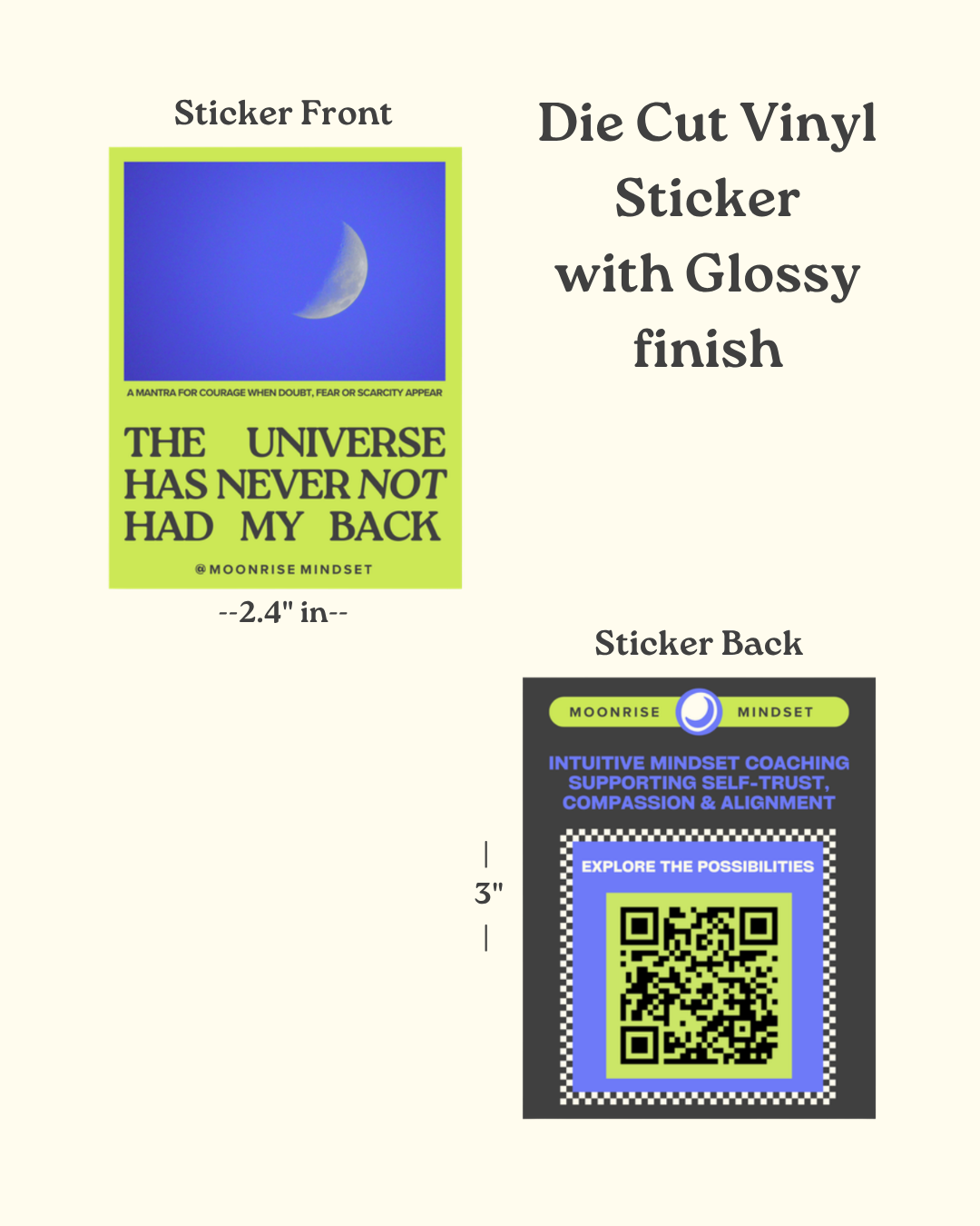 Moonrise Mindset Universe Sticker
